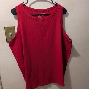 Red Sleeveless Top
